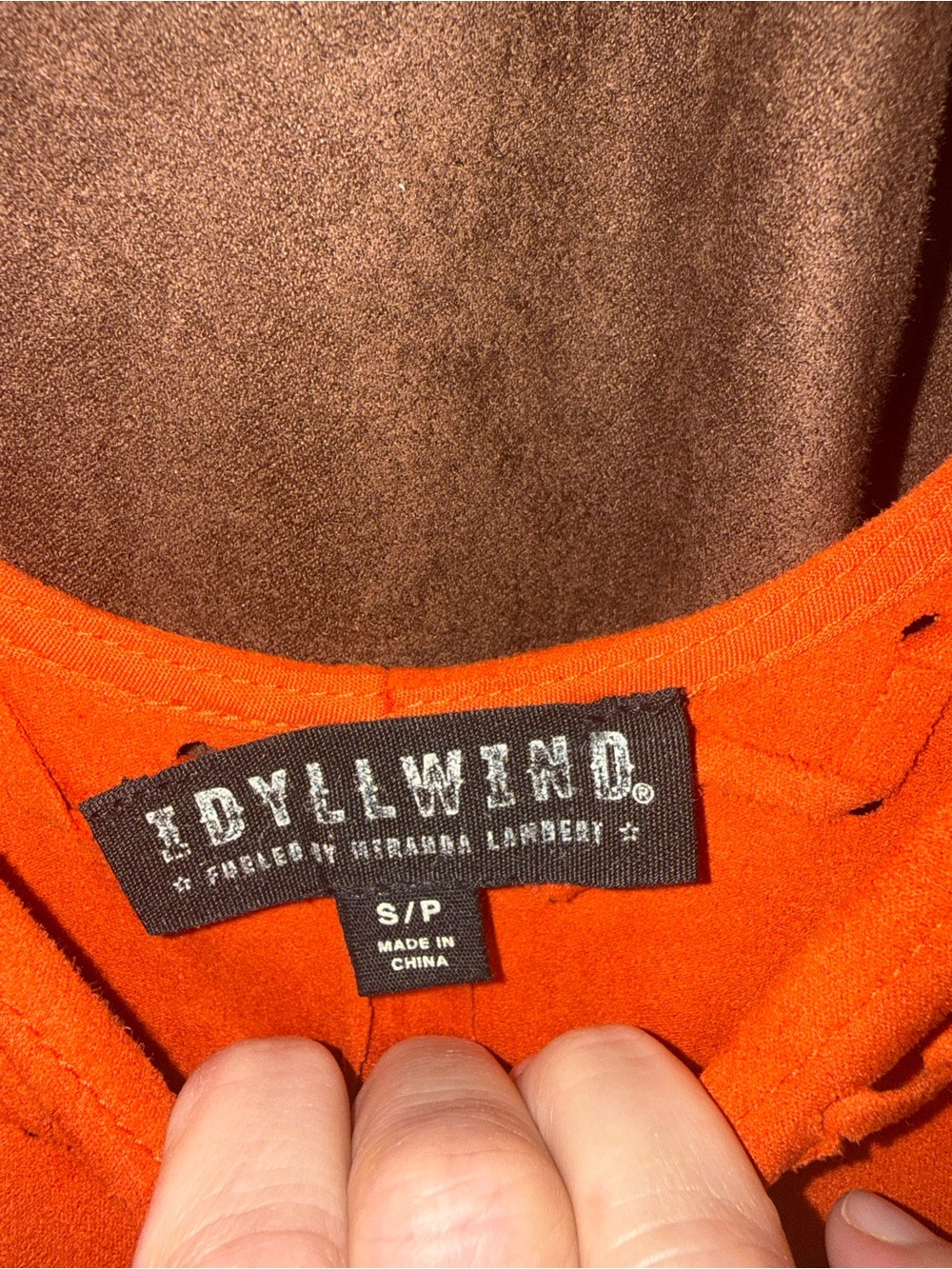Idyllwind Western Boho Suede Fringe Dress - Picture 4 of 6